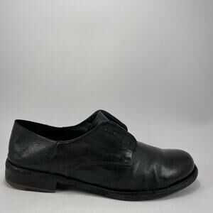 Officine Creative Lexikon 501 Derby Shoes Womens Size 9.5 Black Leather Laceless